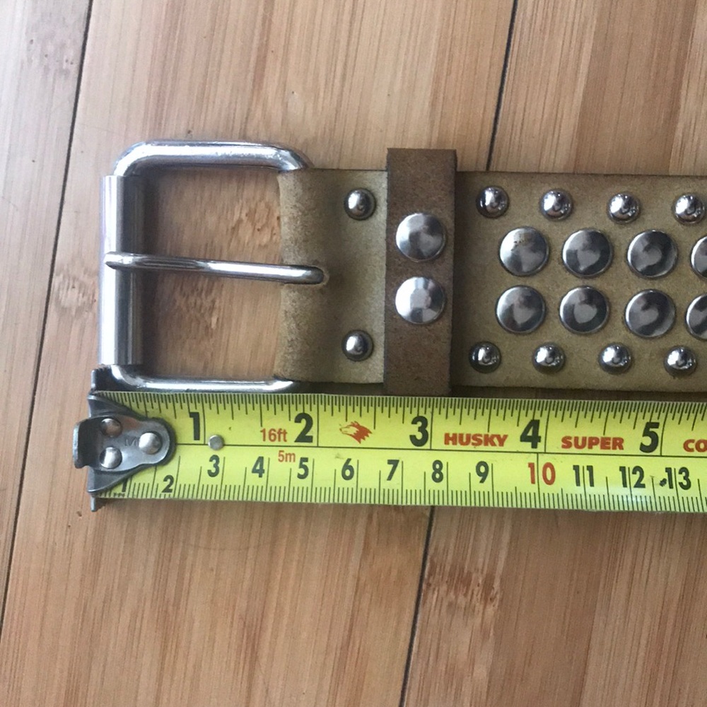 Vintage Silver Studded Belt - Picture 4 of 6